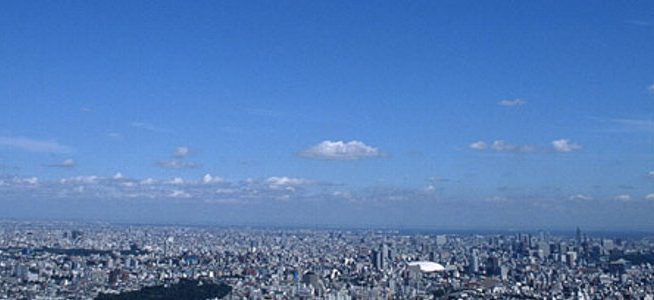青空と道路
